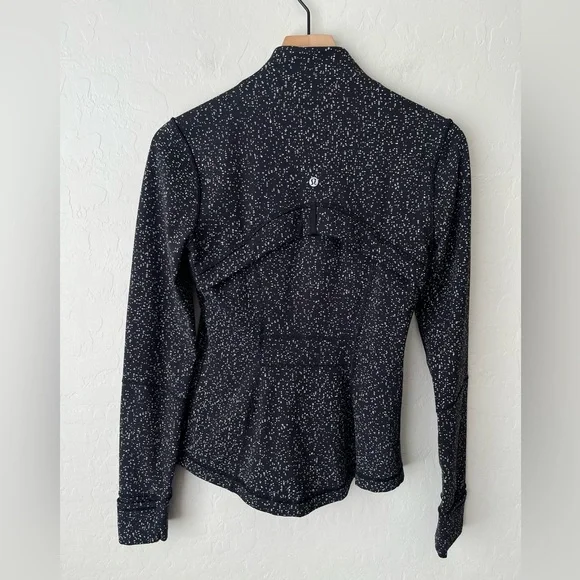 Lululemon define jacket black white dot 6